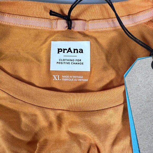 Men's PrAna Mission Trails Short Sleeve Tee XL - Picture 3 of 5